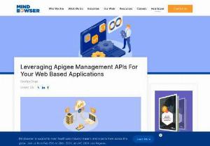 Leveraging Apigee Management APIs For Your Web Based Applications - Learn how to use the Apigee Management APIs to manage your web based applications. This guide provides detailed instructions on how to use these APIs to your advantage.