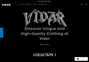 vidar clothing - At Vidar, we offer a wide variety of graphic tees, Hoodies and more.
