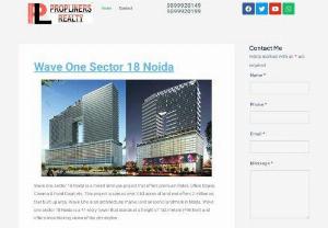 Wave One sector 18 Noida office space for rent 9899920199 - Wave one sector 18 Noida is a mixed land use project that offers premium Retail, Office Space, Cinema & Food Court etc. This project is spread over 3.53 acres of land and offers 2 million sq feet built up area. Wave One is an architectural marvel and an iconic landmark in Noida. It is a 41-story tower that stands at a height of 152 meters (498 feet) and offers breathtaking views of the city skyline.