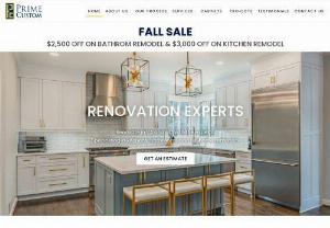 Kitchen and Bath Remodeling in Virginia | Prime Custom - If youre in need of a custom renovation, Prime Custom is the perfect team for you. Learn about our complete kitchen and bath remodeling services here.