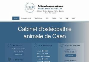 Louis GUTH et Roxane BADRI - Ostopathe pour animaux - Osteopath for animals in the Normandy region at home or in the office. osteopath, animals, dogs, cat, cow, horse, horses, equine,