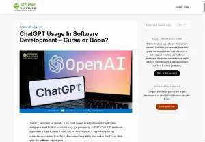 Screenshot of ChatGPT Usage in Software Development: Curse or Boon?