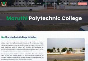 Polytechnic College in Salem - Maruthi Institution is renowned as the premier polytechnic college in Salem. With its exceptional educational offerings and commitment to excellence, it has garnered a reputation for being the best in its field. Maruthi Institution prides itself on its distinguished faculty, state-of-the-art facilities, and comprehensive curriculum.