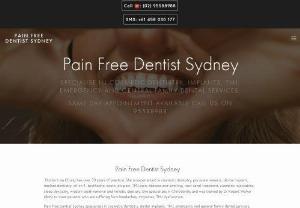 Best pain free dental in sydney - The Pain Free Dentist Clinic strives for excellence in dentistry. Our team provides General dental services, Cosmetic Dentistry, Sleep Dentistry, Implant Dentistry and TMJ treatment all at exceptionally high standards. The Pain Free Dentist Clinic's range of services are extensive, but are delivered with one goal in mind; to create beautiful, confident smiles for life.