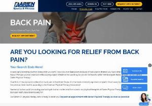 Back Pain, Darien, CT - Darien Physical Therapy - Is back pain preventing you from doing what you want? Have you ever slept poorly because of back pain or strained your back while moving something heavy?  Cure your back pain with physical therapy by trained experts of Darien Physical Therapy. Please book an appointment with us today.