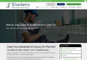 Work Injury Relief - Edmonton | Silverberry Physiotherapy - Workplace injuries can result in physical, emotional, and financial hardship. This is especially important if you dont know how long youll be out of commission! Have You Sustained Work Injuries? Get Back to Work Faster with Silverberry Physiotherapy? Make an Appointment Today!