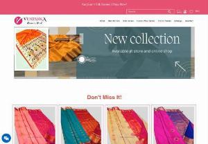 Venishka Silk Sarees - M/S VENISHKA is an online store for womens ethnic wear. M/S VENISHKA is registered as sole proprietorship firm and founded by Jayanthi Samikkannu in year 2022. Exquisite collections of handpicked silk sarees, Uppada silk sarees, Silk cotton with silk borders is readily available in reasonable price. Our online store was launched for our customers, and we ensure every time you have a pleasurable online shopping experience with us.