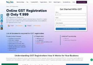 Online GST Registration - Apply for Gst Registration Online in India. Learn GST Registration process in 2 easy steps and obtain GST Certificate within 1 day.
