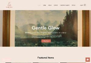 Gentle glow candle co - Gentle glow is based in Oklahoma. We offer a wide range of fun scents made of natural soy, oils, and wood wicks. Perfect for gifts, gift shops, everyday use.