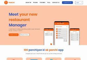 Parchi - Parchi offers a simple to use mobile app that lets businesses like restaurants, cafes, food trucks, bakeries etc generate bills and manage their daily orders using their mobile phones.