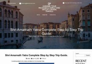 Shri Amarnath Yatra Complete Step by Step Trip Guide | TatkalTravels - Be the part of this blissful journey and take blessings of lord Shiva. Shri Amarnath Yatra Complete Step By Step Trip Guide.