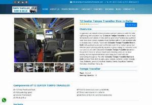 Features of 12-Seater Tempo Traveller - Want a 12-Seater Tempo Traveller Hire for Outstation But Confused? Tempo Traveller Rent in Delhi Introducing the Features of a 12-Seater Tempo Traveller. Have a look and Book our 12 Seater Tempo Traveller at the best Price.
