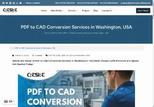 PDF to CAD Conversion Services in Washington - Searching for reliable PDF to CAD Conversion Services in Washington? Look no further! Our skilled team offers accurate and efficient conversions, transforming your PDF designs into editable CAD files. Bring your vision to life with precision. Request a FREE quote today!
