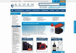 Ink Stamps | Acorn Sales - If you notice that your stamp appears dull, it may be time to either refill the ink or replace the ink pad. At Acorn Sales, our primary aim is to assist you in operating a successful business by enabling you to save money.