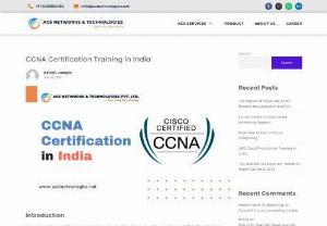 CCNA Certification Training in India - With CCNA certification Training, you can expect higher earning potential than non-certified professionals. Employers often value certified individuals and are willing to offer competitive salaries.