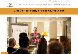 Osha 30-Hour Safety Training Course In NYC - The OSHA 30-Hour Training Course is a well-recognized and widely adopted program designed by the Occupational Safety and Health Administration (OSHA) to educate workers and employers about potential hazards in their workplaces. By providing comprehensive safety training, the course aims to promote a culture of safety and reduce the risk of accidents and injuries.