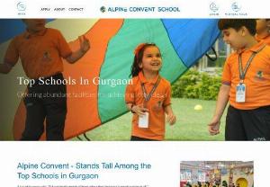 Top Schools in Gurgaon - Alpine Convent School is the top school in Gurgaon, fulfilling the demand for a school that offers the best education, and the best infrastructure for the development of the student. 