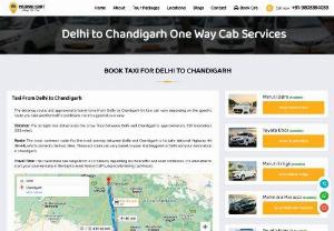 Delhi to Chandigarh taxi - Delhi to Chandigarh best taxi with Mr Singh Cab Service.