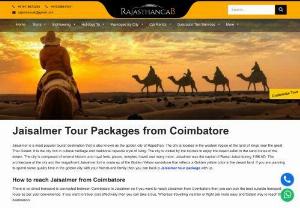 Jaisalmer Tour Packages from Coimbatore - Jaisalmer Tour Packages from Coimbatore, Coimbatore to Jaisalmer Tour Package, Book Jaisalmer Packages From Coimbatore at Best Price, Trip.  