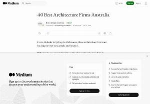 40 Best Architecture Firms Australia - From Adelaide to Sydney to Melbourne, these architecture firms are leading the way in Australia and beyond.