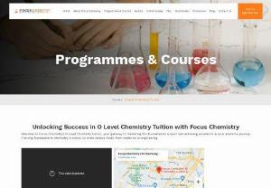 O Level Chemistry Tuition - Focus Chemistry is the top O Level Chemistry tuition centre in Singapore with expertise in all chapters, the O-Level, IP and IGCSE syllabus. Sign up today!
