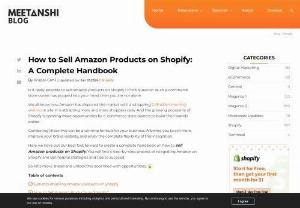 How to Sell Amazon Products on Shopify - Is it truly conceivable to sell Amazon items on Shopify? On the off chance that this inquiry as an internet business storekeeper has jumped into your head, then, at that point, you are in good company.  We as a whole skill Amazon has questioned the market with an incredible 2.45 billion month to month guests on location. It is drawing in an ever increasing number of customers day to day. 
