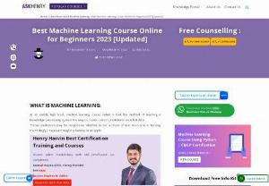 henryharvin - Best Machine Learning Course Online for Beginners 2023 [Updated] 
