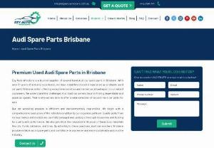 Used Audi Car Parts Brisbane - Ezy Auto Wreckers sells high-quality Audi used car spare parts in Brisbane. We specialize in providing top-notch Audi car spare parts that are guaranteed to meet your needs. Our knowledgeable team is dedicated to assisting you in finding the perfect parts for your Audi vehicle. Don&#39;t hesitate to contact us today and discover the exceptional service and expertise we offer for all your Audi car spare parts requirements.
