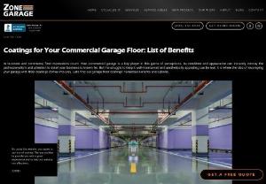 Coatings for Your Commercial Garage Floor: List of Benefits  - Garage floor coatings can give you several benefits that you cannot miss. Find out which company is giving the best floor coating in Oklahoma City.