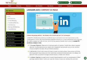 LINKEDIN ADS COMPANY IN INDIA - LinkedIn PPC (Pay-Per-Click) advertising is an effective way for businesses to reach their target audience on the LinkedIn platform. LinkedIn offers robust advertising capabilities that allow you to target professionals based on their job title, industry, company size, skills, and more. Here are the key aspects to consider when it comes to LinkedIn PPC advertising company in India: