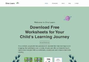 Dino-learn - At our website, we provide free worksheets for students that make learning fun and engaging. Our worksheets cover a variety of topics and offer an interactive way to explore new concepts. With our worksheets, students are sure to have a blast while learning.