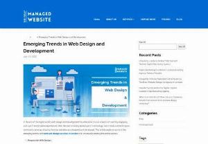 Emerging Trends in Web Design and Development - Web design and development have become crucial aspects of creating engaging and user-friendly online experiences.