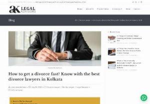 How to get a divorce fast? Know with the best divorce lawyers in Kolkata - Your marriage may not work! And thats completely okay! You do not need to carry unhappy marriage days for long. You can get rid of this failed marriage easily. And the procedure can be fast if you take the help of divorce lawyers in Kolkata. No matter your divorce procedure is mutual of contested, contacting the divorce lawyers in Kolkata will be helpful to represent you in the family court and he/she can guide you in the complicated trail of the divorce procedure.
