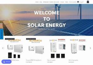 Solar Energy - Solar Energy is your One Stop Solar Supplier in South Africa, we offer a wide range of products from well known brands at very competitive prices. Our products include but not Lithium batteries, Solar panels, Inverters , Aluminum Mounting Structures , Accessories etc. Visit our website for more information