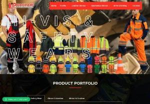 PakZaib International - Safety Wear | Gloves Collection | Winter & Outdoor Wears - PakZaib International manufacturing of leather gloves, hi vis vests, hi vis jackets, fleeces, shirts, safety Hoodies, safety trainers and Gloves Collection.