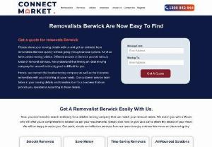 Connect Market- Removals Berwick - When selecting a removals company, consider factors such as reputation, experience, services offered, and customer reviews. By making an informed decision, you can entrust your belongings to a reliable and trusted moving partner, ensuring a smooth journey to your new home or office.