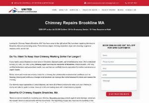 Brookline Chimney Repairs by United Masonry and Construction - Get reliable chimney repairs in Brookline with United Masonry and Construction. Our skilled team will restore your chimney&#39;s integrity with precision. Click here to learn more.