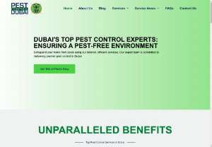Pest Control Dubai - Professional pest control services in Dubai offer a range of comprehensive solutions to tackle different types of pests. They are equipped with the knowledge, tools, and techniques necessary to identify the root cause of your pest problem and provide tailored treatments. Whether you are dealing with ants, cockroaches, bed bugs, termites, rodents, or any other pests, Use Pest Control Services Dubai to Eliminate Pests From your Location.
