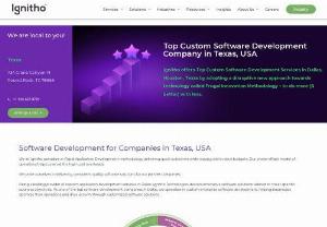Top Custom Software Development Company in Texas, USA - Ignitho offers Top Custom Software Development Services in Dallas, Houston, Texas by adopting a disruptive new approach towards technology called Frugal Innovation Methodology  to do more (& better) with less.
