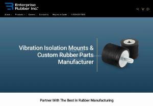 Vibration Isolators Rubber Mounts & Bumper Pads - We are a highly respected USA-based commercial grade manufacturer of rubber parts. We excel at bonding rubber to metal, with a strong focus on vibration isolation mounts, as well as best-in-class tarp straps and custom rubber parts. We also offer a variety of specialized products such as flex-sock connectors, rubber shaker balls and screening connectors, swab cups and oil savers, and more. We even go beyond supplying products with our testing lab where we can provide valuable...