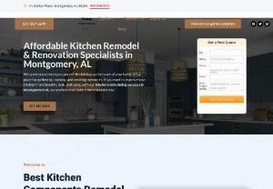 Affordable Kitchen Remodel & Renovation Specialists in Montgomery, AL - We understand the importance of the kitchen as the heart of your home. Its a place for gathering, cooking, and creating memories. If you want to improve your kitchens functionality, look, and value, with our  kitchen remodeling services in Montgomery AL our professional team is here to assist you!