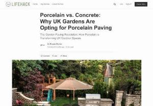Porcelain vs. Concrete: Why UK Gardens Are Opting for Porcelain Paving - When it comes to paving materials for your garden, porcelain is making a remarkable impression. Porcelain paving is crafted from clay, sand, and other natural minerals that are fired at high temperatures.