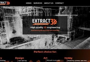 Extract3D OU - Extract3D is a team of professionals with passion to 3D technologies. We have experience in many engineering fields, that allows us to have brought vision to the projects we deal with.