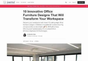 10 Innovative Office Furniture Designs That Will Transform Your Workspace - Revamp your workspace with these 10 cutting-edge office furniture designs. Embrace innovation for a more inspiring and productive environment.  #OfficeFurniture #WorkspaceTransformation #InnovationAtWork #ProductivityBoost #OfficeDesigns  