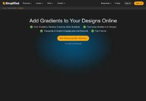 Add Gradients to Your Designs Online - It's no secret: Gradients are everywhere. Get this trending style in seconds with Simplified's free gradient templates. Add gradients to your backgrounds in one click with stylish, professional gradient templates.