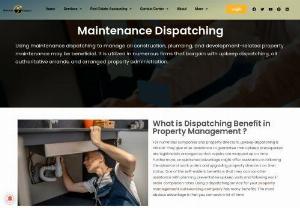 Maintenance Dispatching - maintenance dispatching is a process or service that involves coordinating and assigning maintenance tasks or requests to appropriate personnel or technicians. It is commonly used in various industries, such as facilities management, property management, and service-oriented businesses.