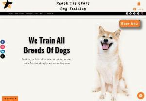 Reach The Stars Dog Training - Reach The Stars Dog Training provides a wide range ofprofessional dog training services to the Roanoke, Virginia, region and surrounding areas. We offerAmerican Kennel Club courses, group classes, private in-home lessons, and even service dog training.