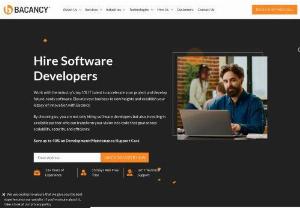 Hire Software Developers | Develop an Outstanding Software For Your Business - Hire Software Developers from Bacancy and develop software that meets your needs and helps your business to grow in the current competitive market.