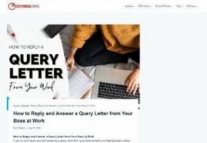 How to reply a query letter for misconduct - If youve ever found yourself receiving a query letter from your boss at work and feeling unsure about how to respond, fear not! This article is here to guide you on how to effectively handle and reply to a query in the office.