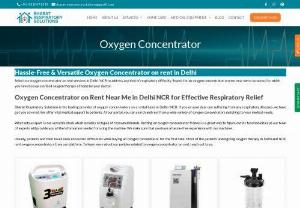 Top-Quality Rental Oxygen Concentrator Near Me In Delhi - Looking for an Oxygen Concentrator on rent near you? Look no further! Buy or Rent top-quality Oxygen Concentrators at unbeatable prices. Breathe easy and stay prepared for any situation. Our reliable Oxygen Concentrators ensure a constant supply of pure oxygen, boosting your health and peace of mind. Don't let the price hold you back; we offer budget-friendly options for all. Experience the freedom of easy breathing with our Oxygen Concentrators. Contact us now.
